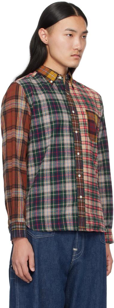 BEAMS PLUS Multicolor B.D. Check Panel Shirt