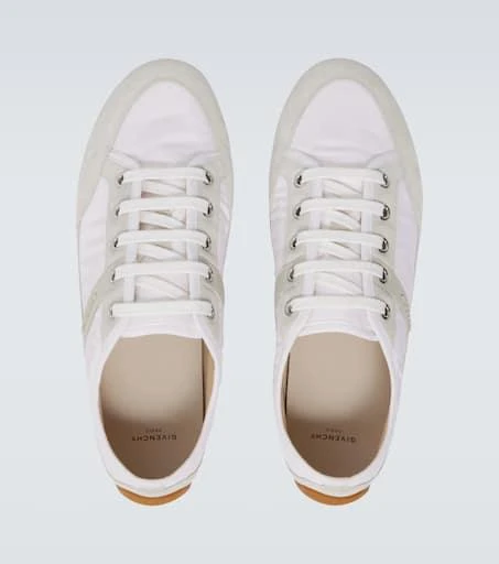 Givenchy Slim suede-trimmed sneakers 4