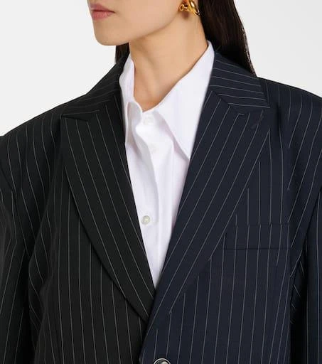 Vetements Pinstripe wool blazer 4
