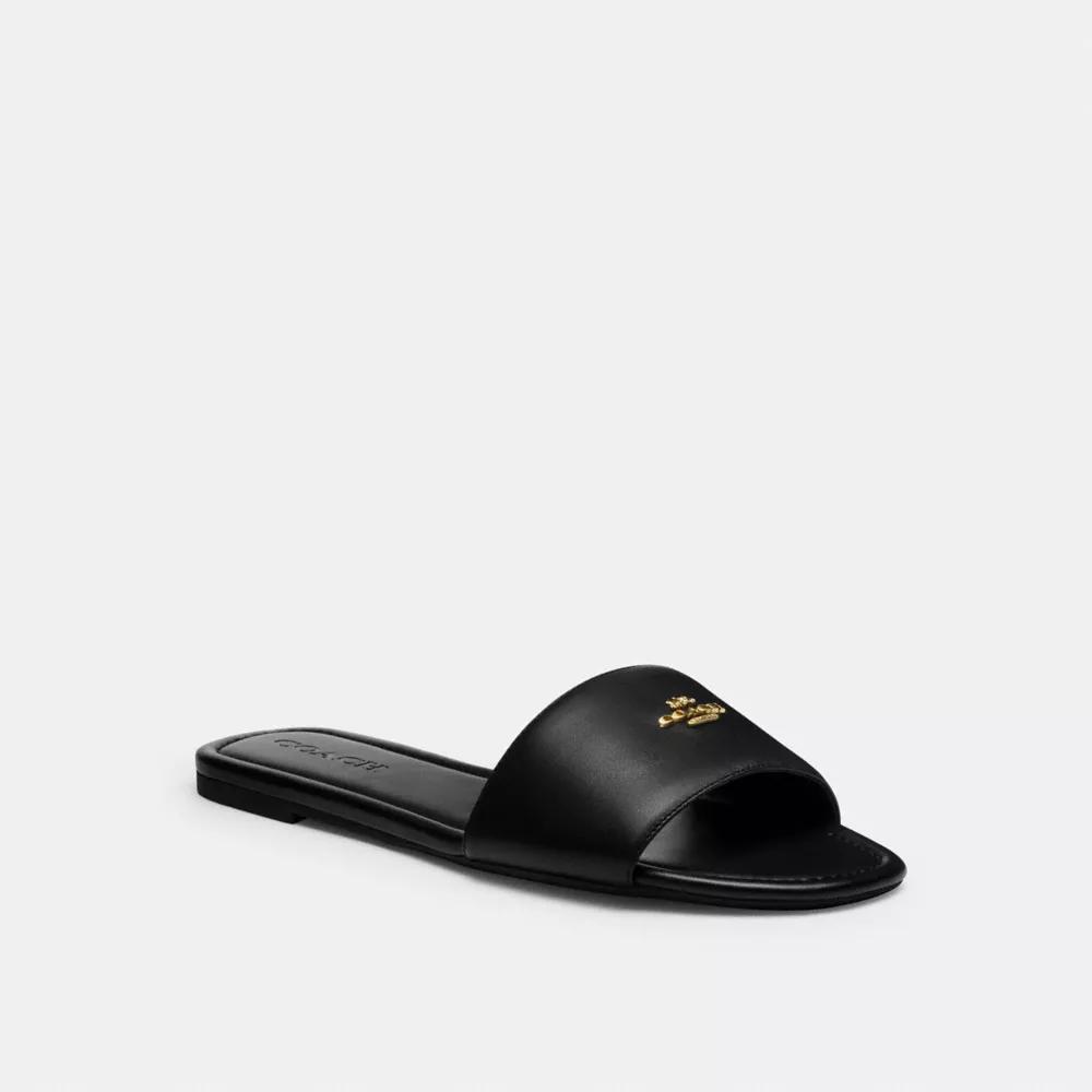 【COACH】Slide Sandal☆Iスライドサンダル Coach Slide Sandal - Slippers - BeyondStyle