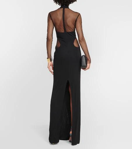 Tom Ford Long-sleeved cutout gown 3