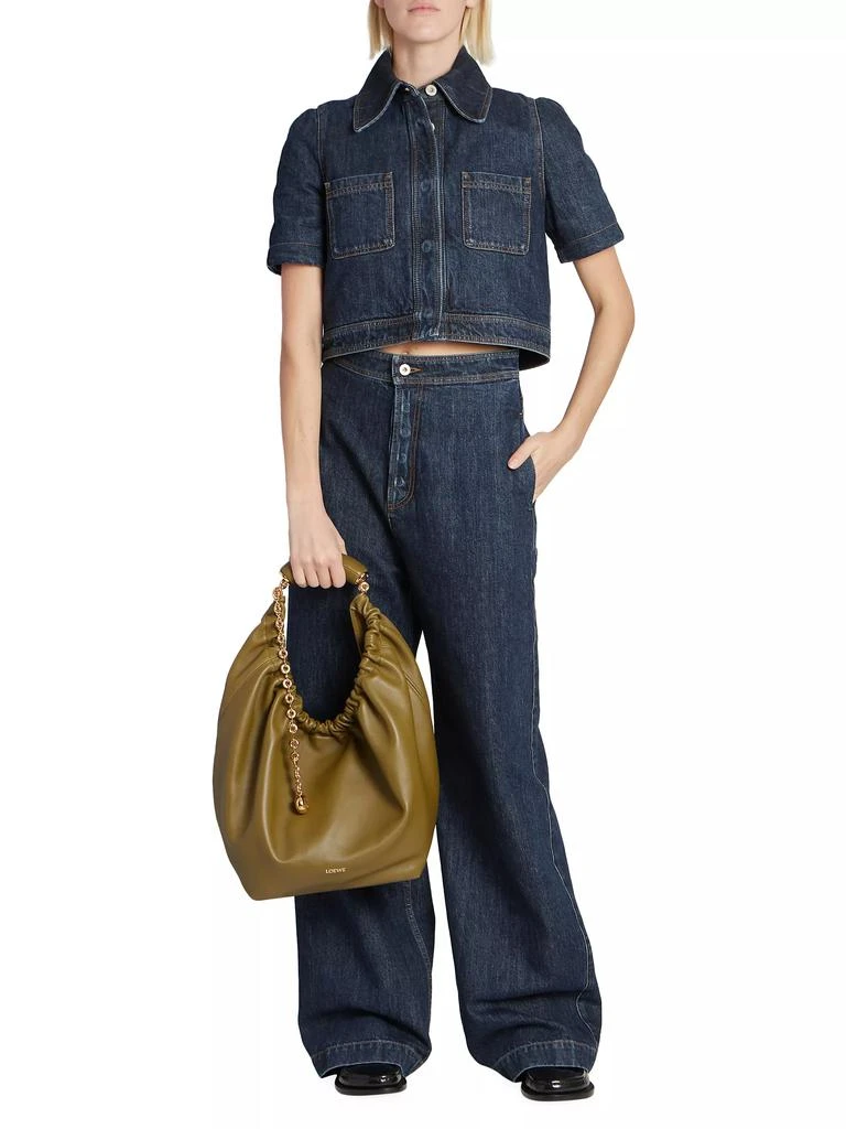Loewe Medium Squeeze Leather Shoulder Bag 2