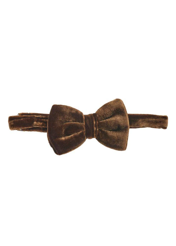 Emporio Armani Emporio Armani Hook Fastening Velvet Bow Tie from Cettire