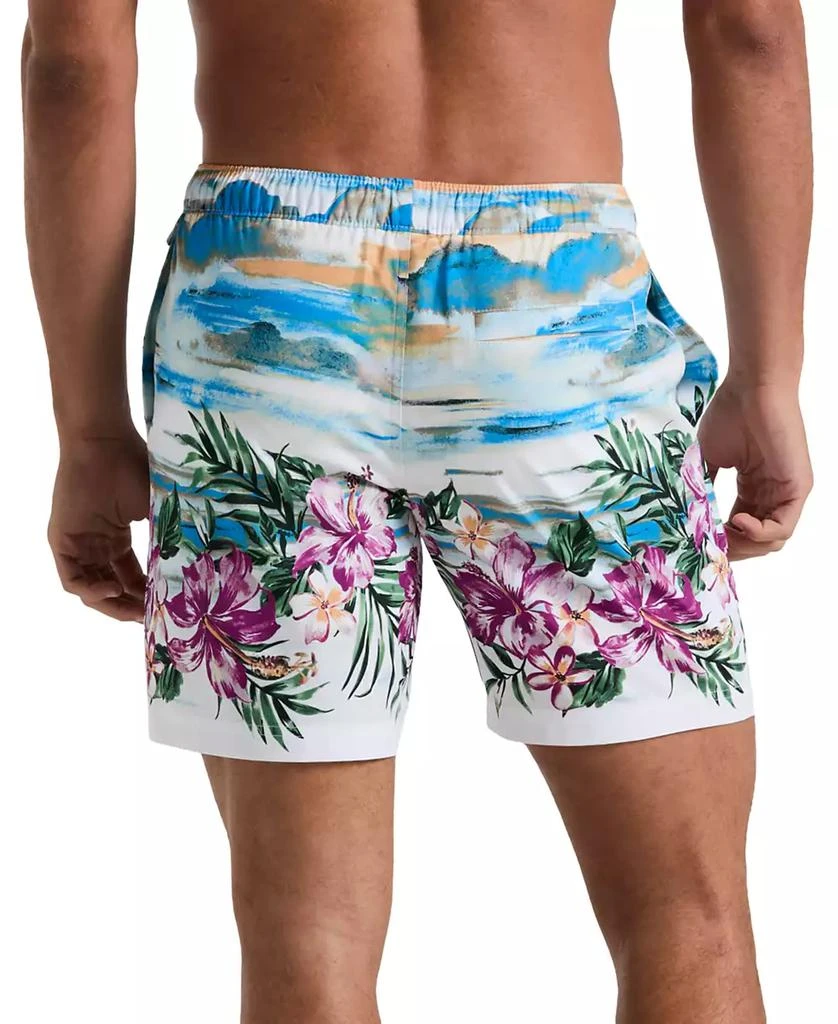 Original Penguin Men's Hibiscus Printed Swim Shorts 2