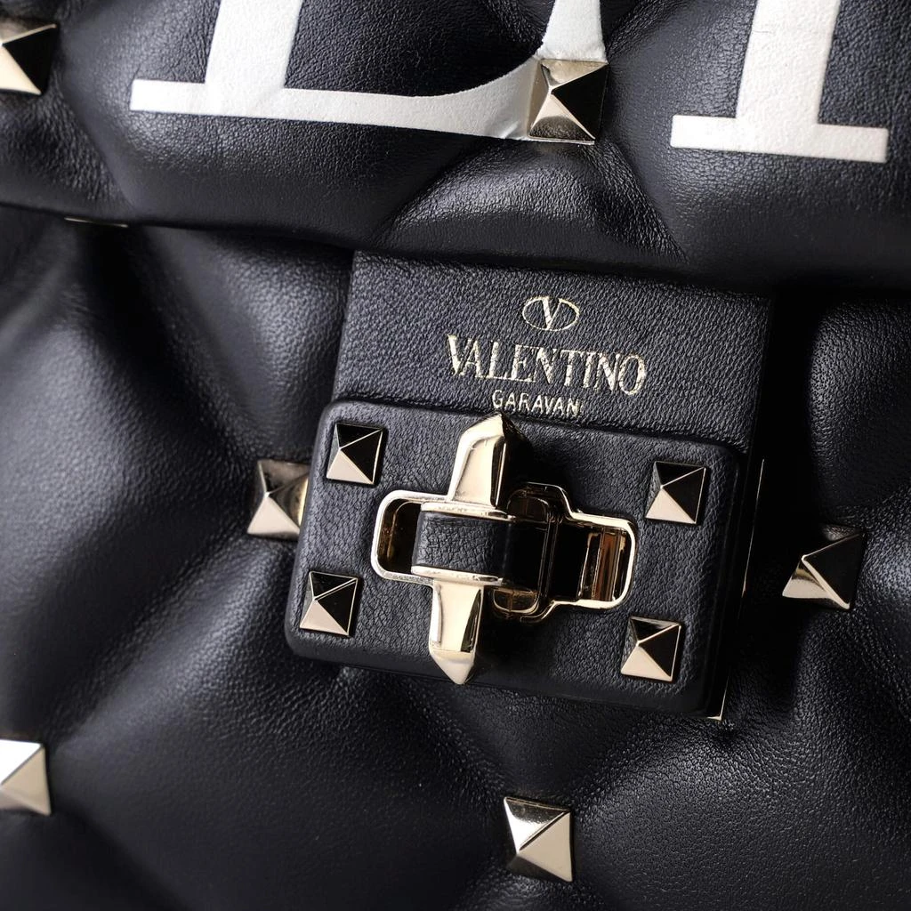 Valentino VLTN Candystud Top Handle Bag Printed Leather Medium 6