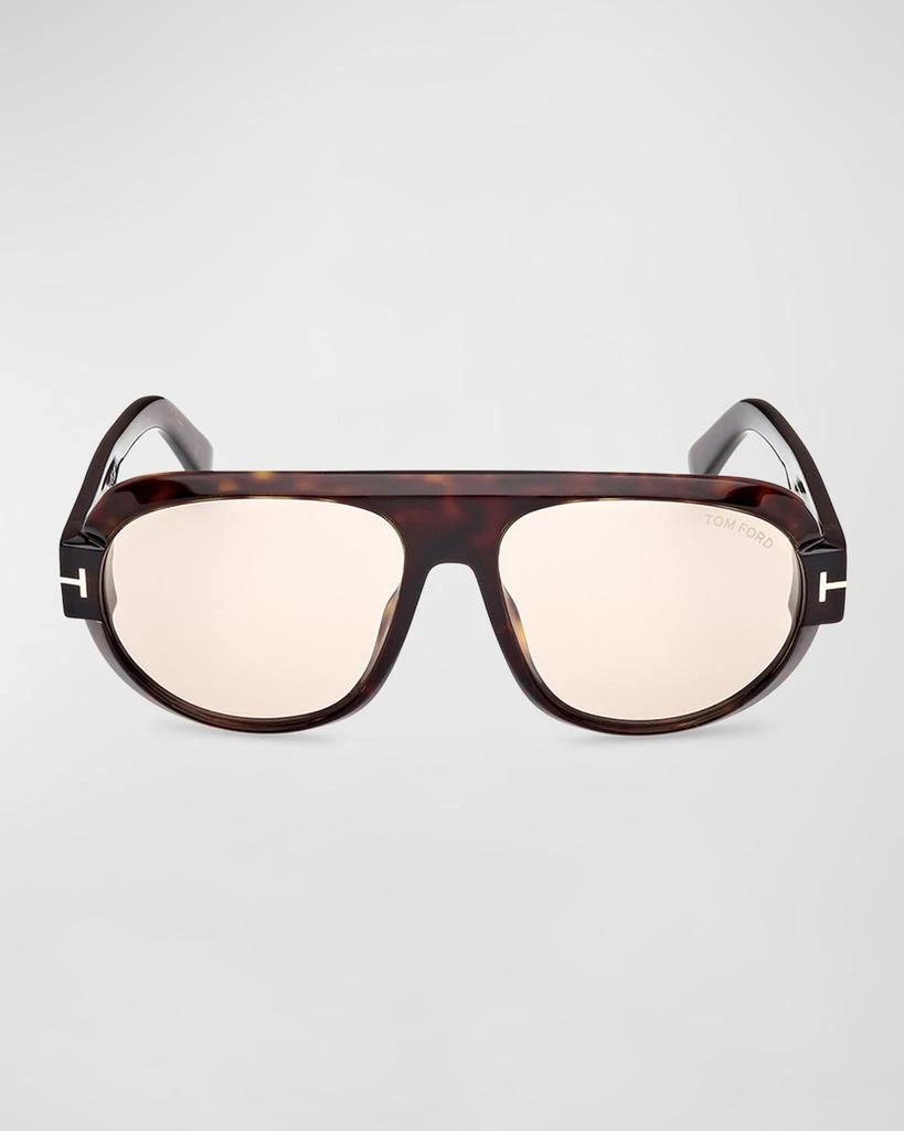 Tom Ford Men's Blake-02 Acetate Round Sunglasses 3