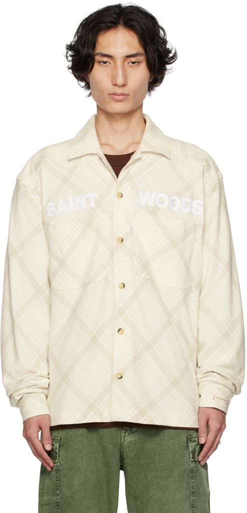 Saintwoods Off-White Unlined Shirt