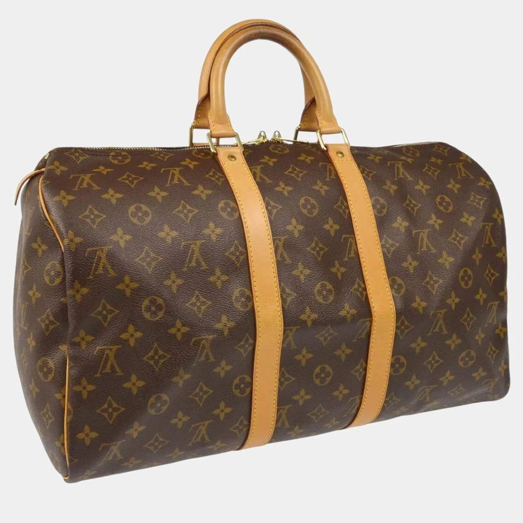 Louis Vuitton Louis Vuitton Monogram Keepall 45 Travel Duffle Handbag 2