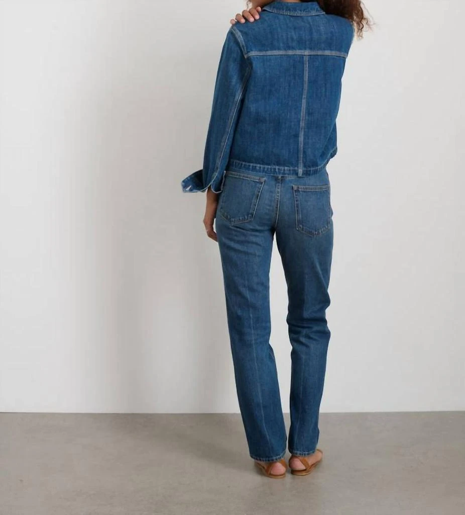 Alex Mill Marfa Cropped Jacket In Sapporo Wash 2