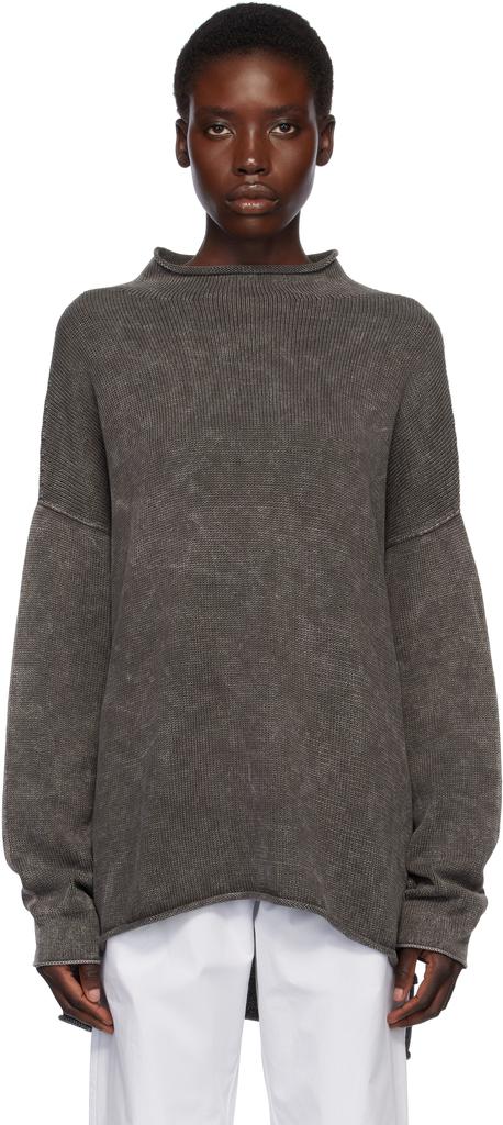 LAUREN MANOOGIAN Gray Fade Rollneck Sweater