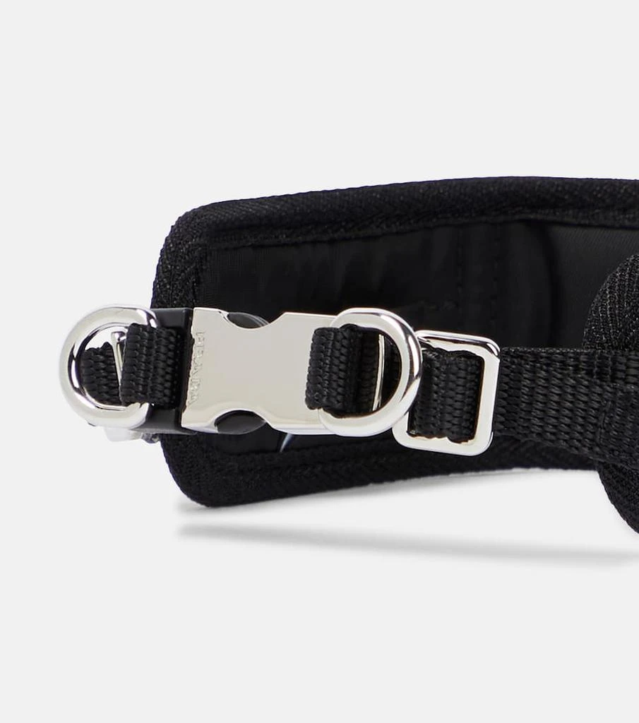 Prada Logo crystal-embellished dog collar 2