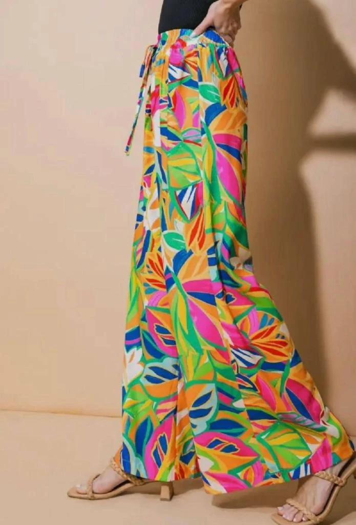 FLYING TOMATO Flying Tomato - The Tropical Patterned Flowy Pants 3