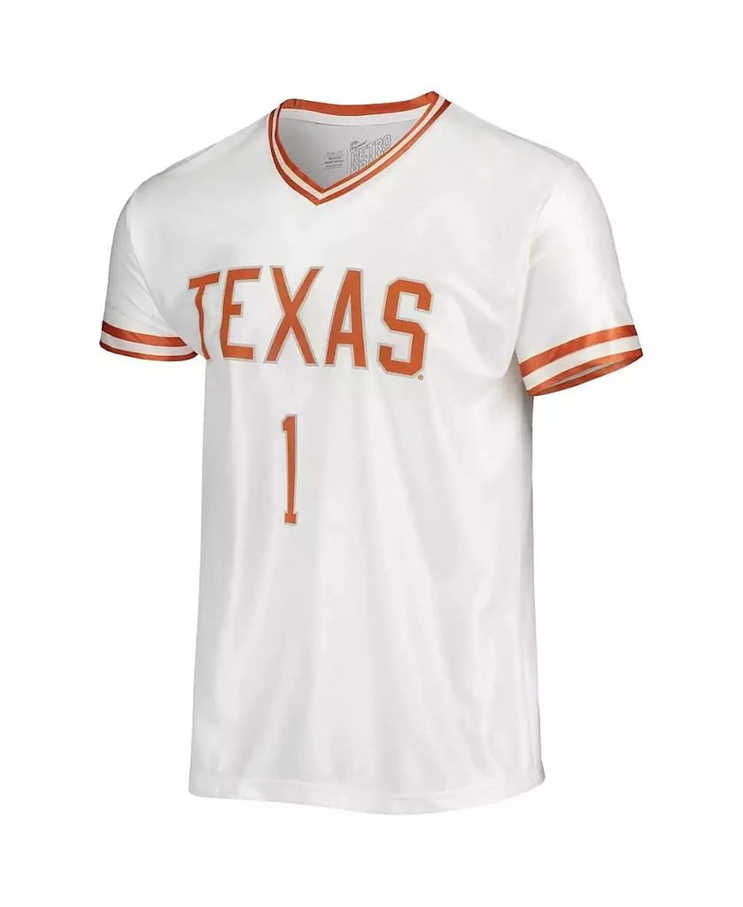 The Original Retro Brand Men's White Texas Longhorns Basketball Jersey 2