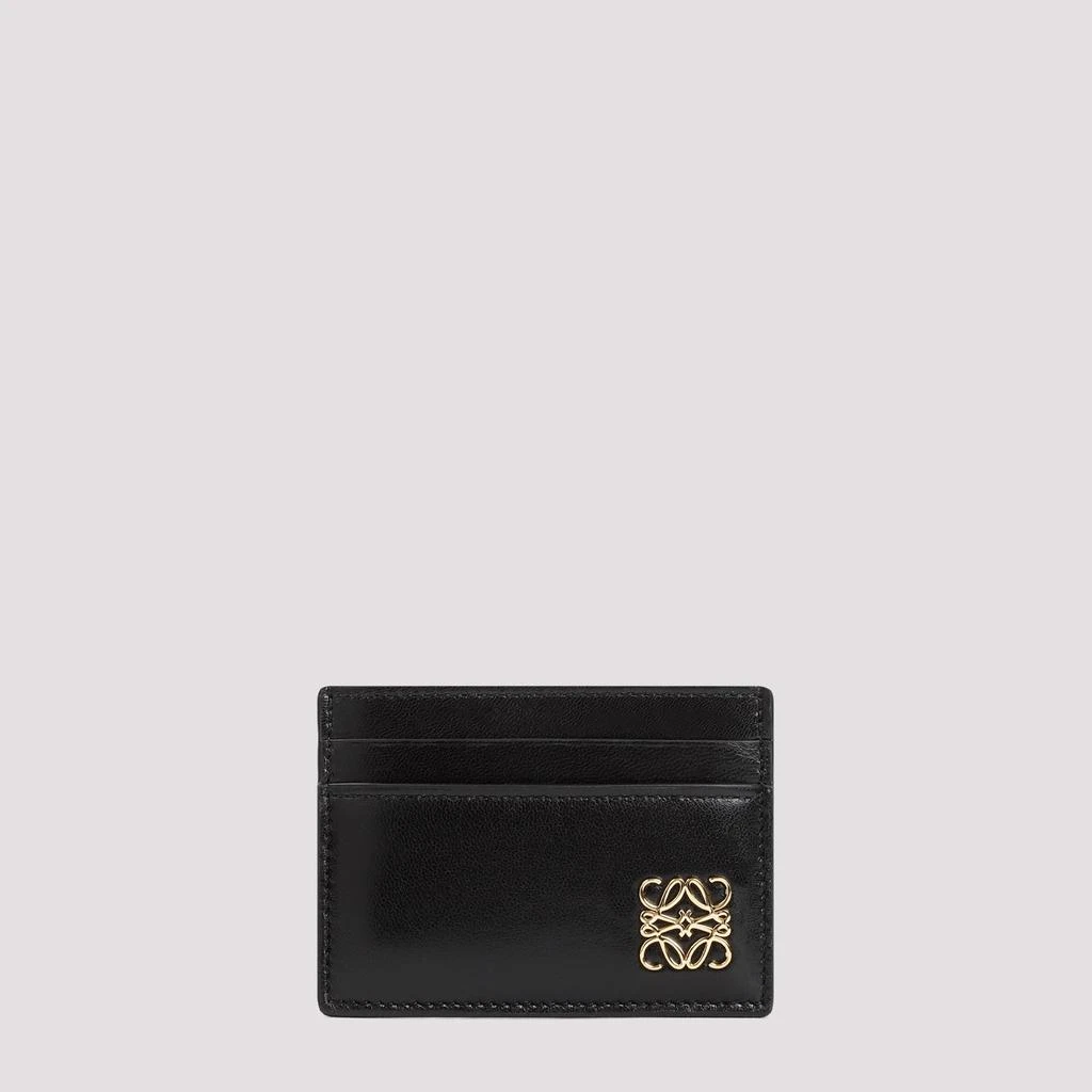 Loewe Black Nappa Calf Leather Anagram Puffer Plain Cardholder 1