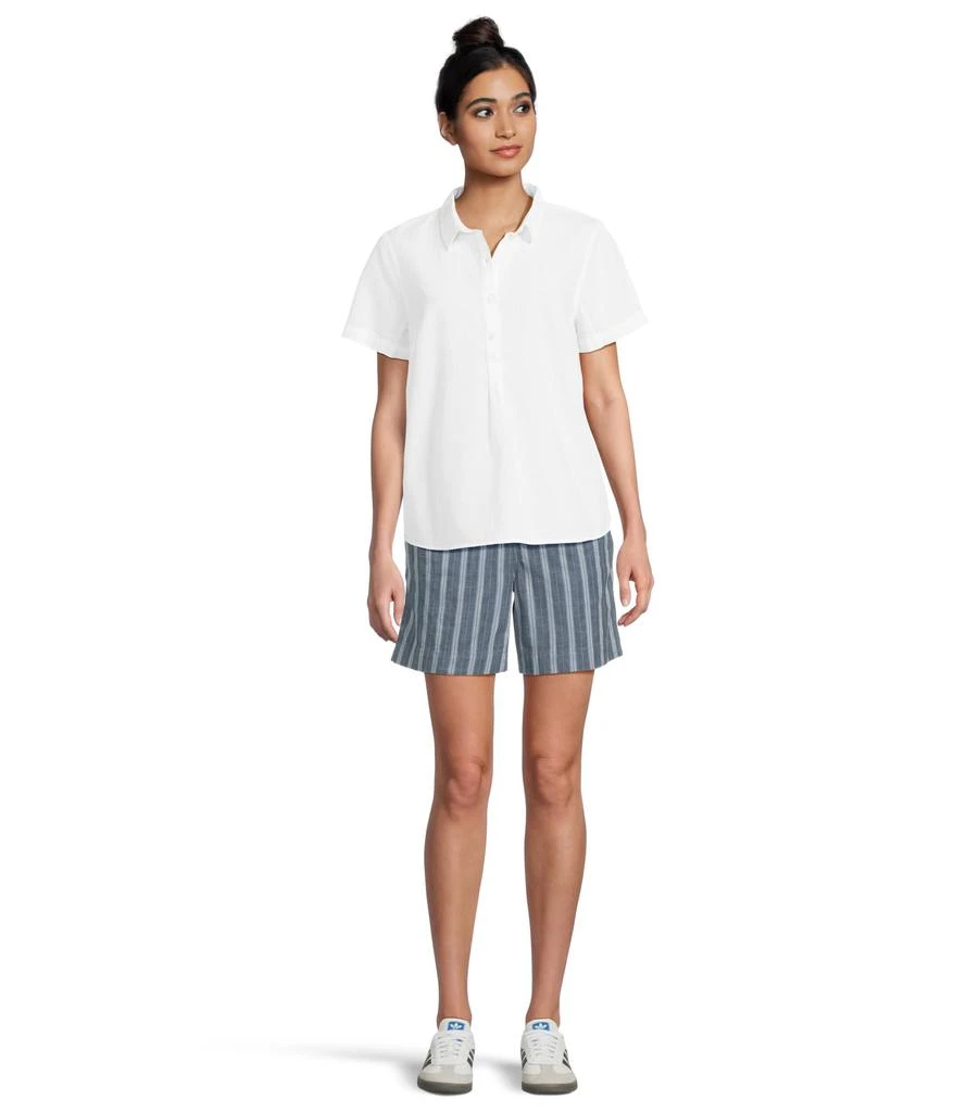 L.L.BEAN Lakewashed Stripe Dock Shorts 6
