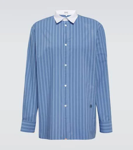 Loewe Striped cotton poplin shirt 1