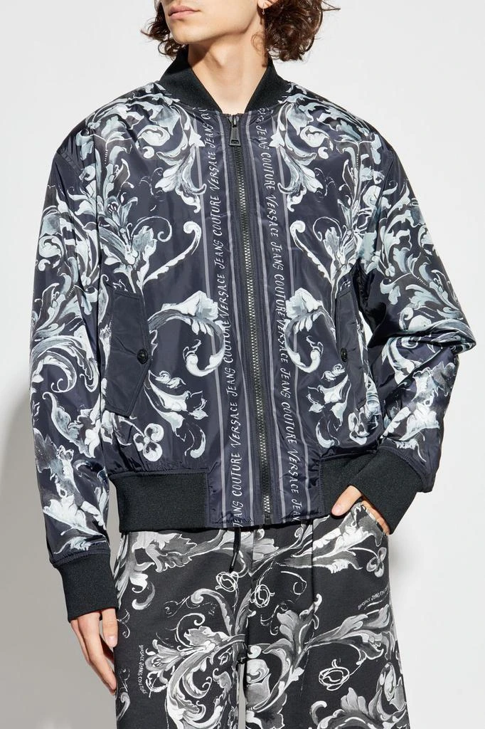 Versace Versace Jeans Couture Baroque Printed Bomber Jacket 2
