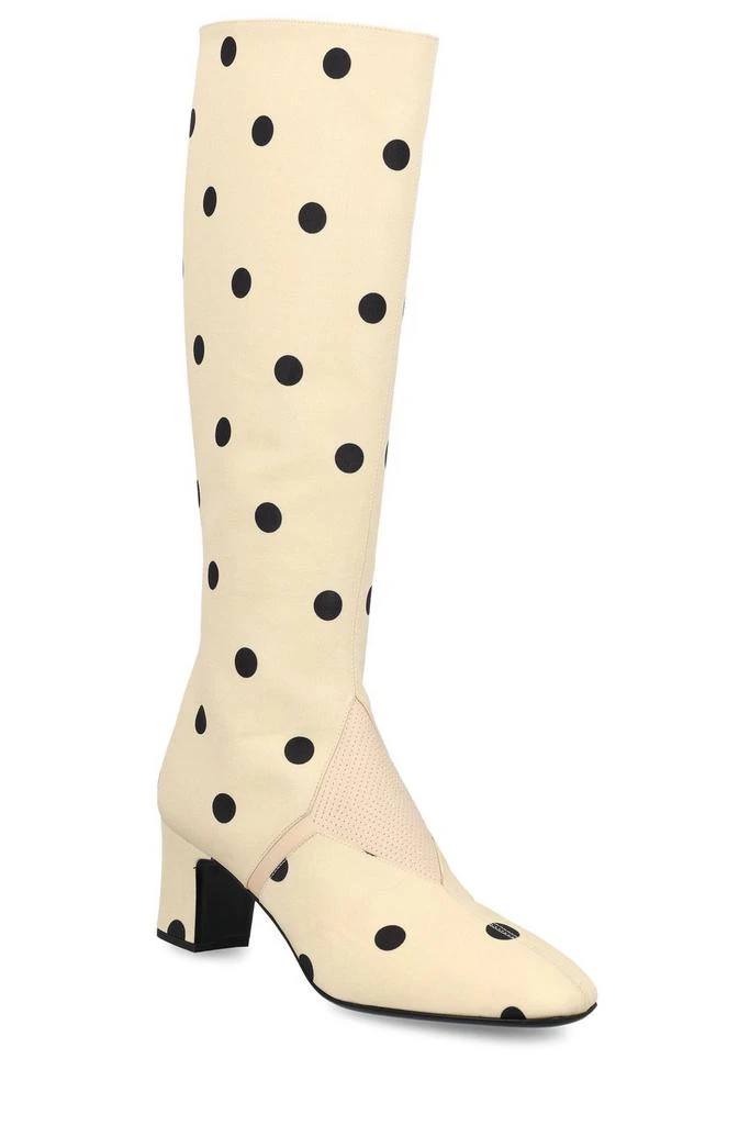 Valentino Valentino Equivoque Polka Dot Printed Boots 2