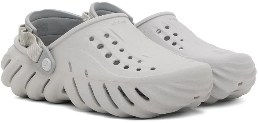 Crocs Gray Echo Clogs 4