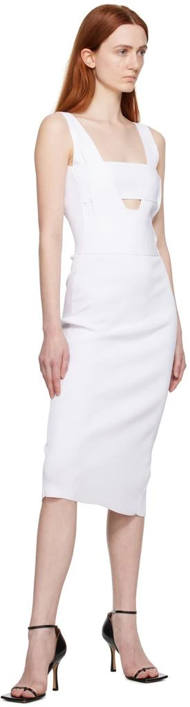 Boyarovskaya White Naif Midi Dress 4