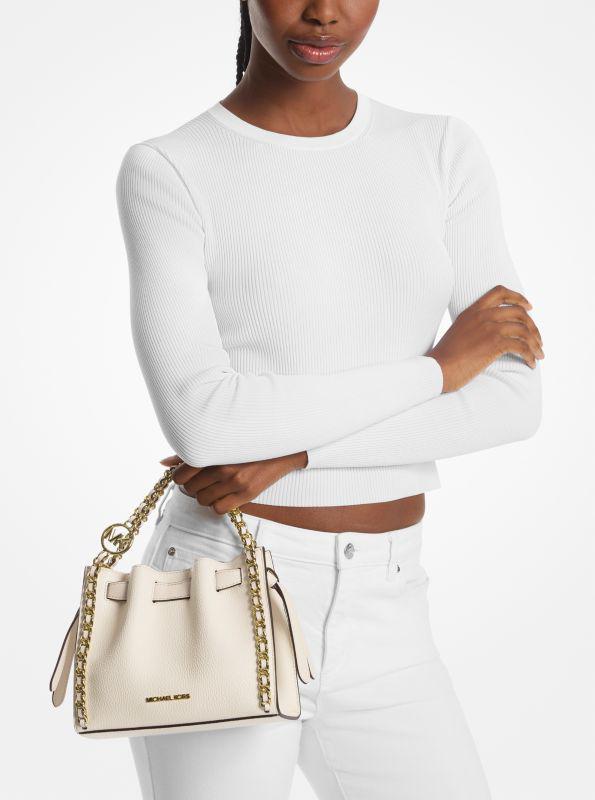 アクセサリー Mina Mina Small Chain Convertible Crossbody Bag in DRIFTWOOD - Sale