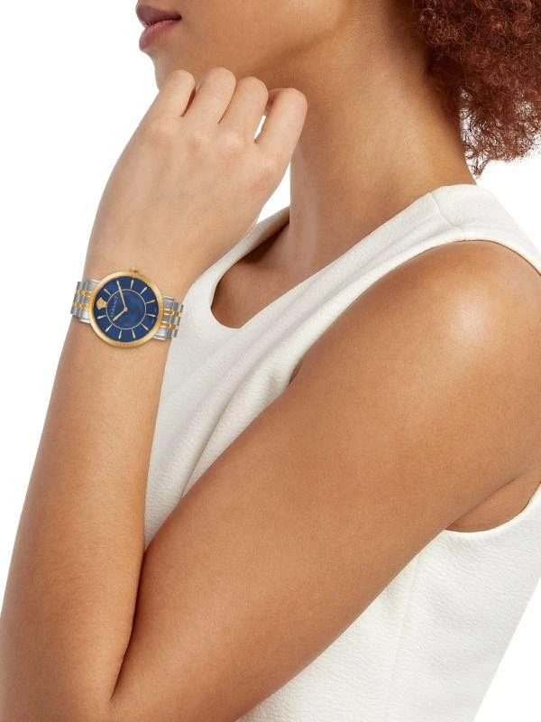 Versace V Eternal 38MM IP Goldtone Stainless Steel Bracelet Watch 2