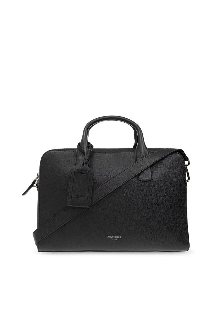 Giorgio Armani Giorgio Armani Logo Printed Laptop Bag 1