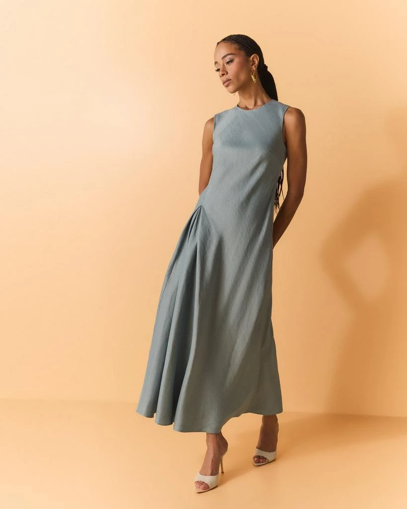 Shop Sleeveless Pleated A-Line Maxi Dress on Sale at BeyondStyle  Get 61%  Off Sleeveless Pleated A-Line Maxi Dress with Limited-Time Flash Deals,  Exclusive Discounts, and Special Offers. Enjoy Unbeatable Savings on