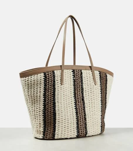 Brunello Cucinelli Medium crochet tote bag 4