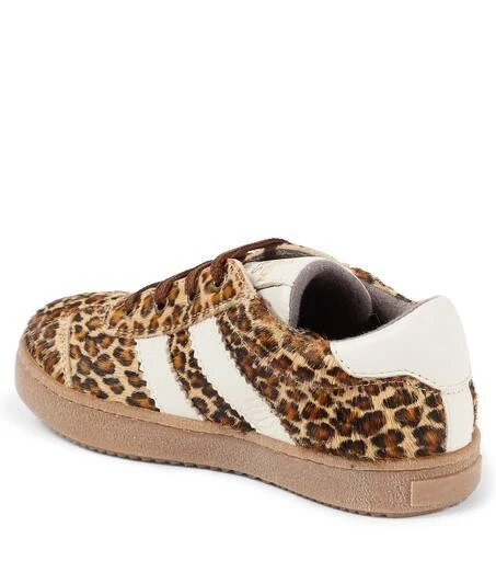 PEPE Pony leopard-print calf hair sneakers 3