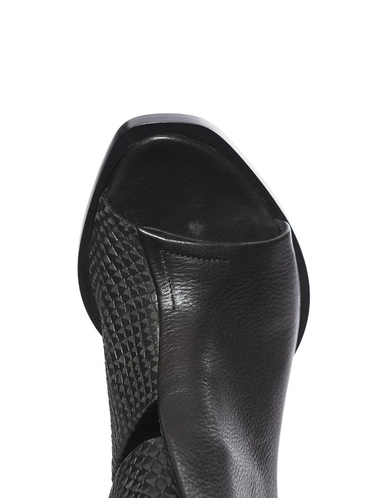CINZIA ARAIA OPEN LEATHER ANKLE BOOT 5