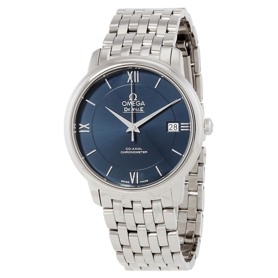 Omega De Ville Prestige Blue Dial Men's Watch 424.10.37.20.03.001