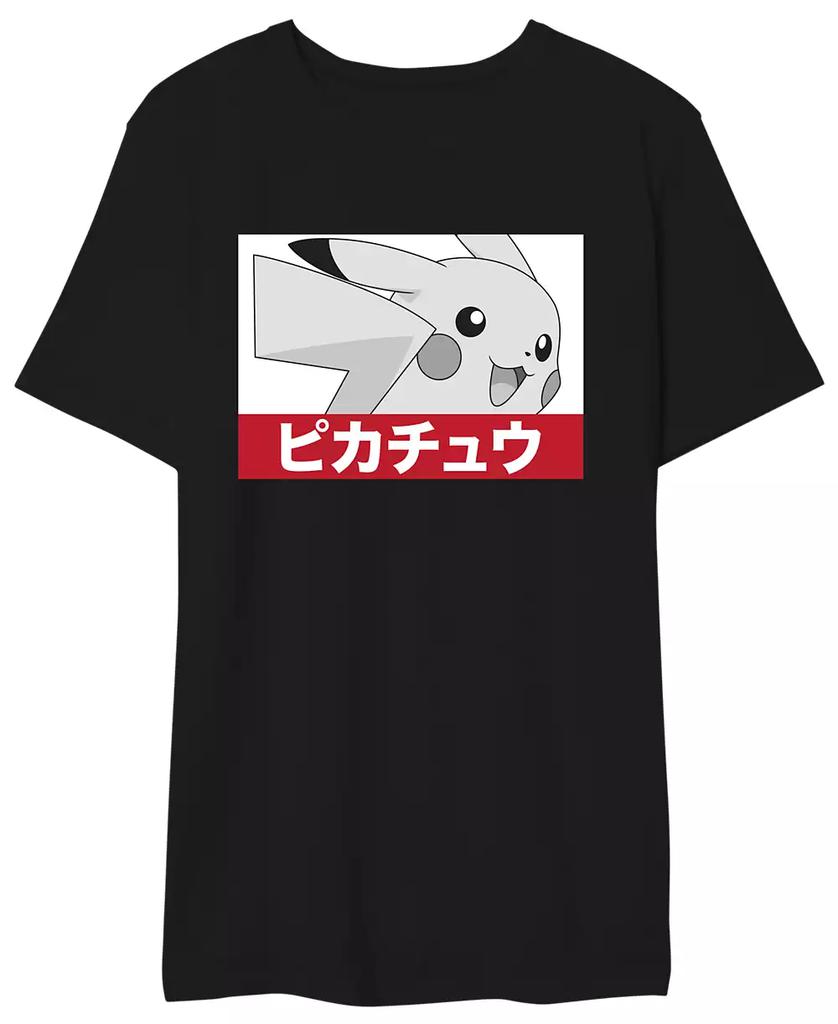 Hybrid Pokemon Men's Greyscale Pikachu Tee