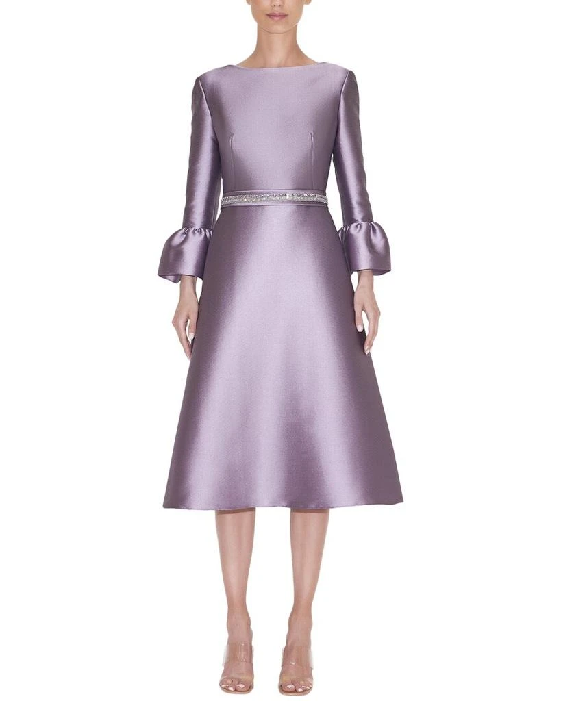 REEM ACRA Bell Sleeve A-Line Cocktail Dress 1