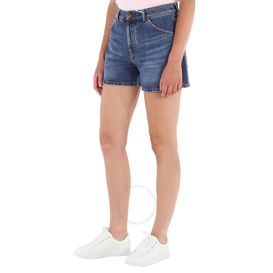 Chloé Chloe Ladies Kadovar High-Waisted Denim Jean Shorts, Waist Size 27"