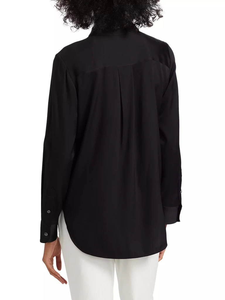 Theory Sunaya Silk Blouse 5