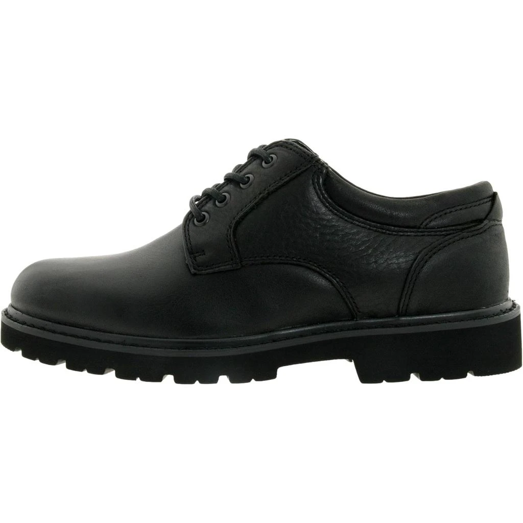 Shelter Plain Toe Black Leather 90-3904 Men display picture 2
