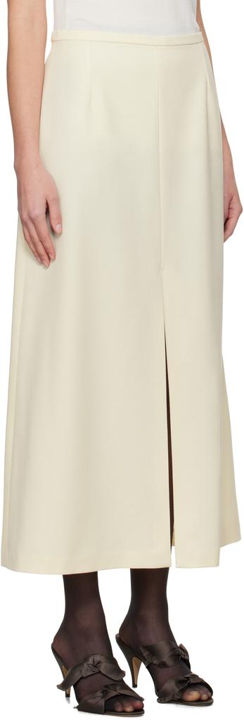 La Collection Off-White Donna Midi Skirt