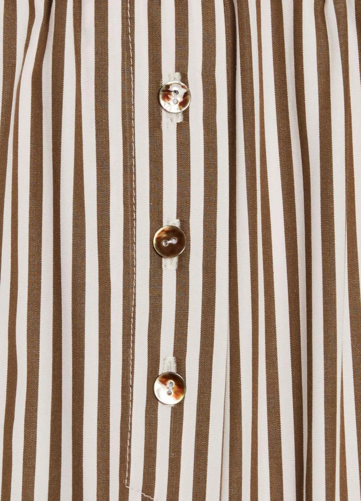 CLAUDIE PIERLOT Bronze striped shorts 3