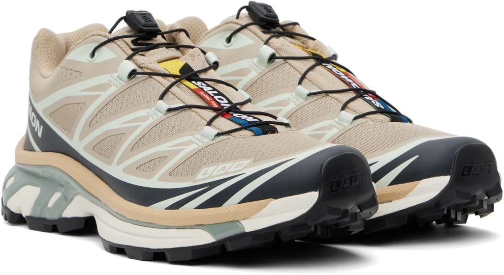 Salomon Beige XT-6 Sneakers 4