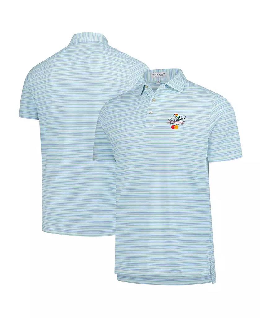 Peter Millar Men's Light Blue Arnold Palmer Invitational Atrium Performance Polo Shirt
