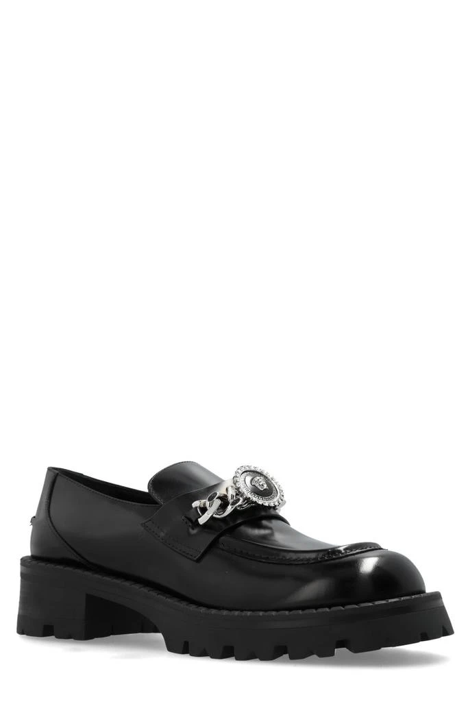 Versace Versace Chain-Link Detailed Loafers 2