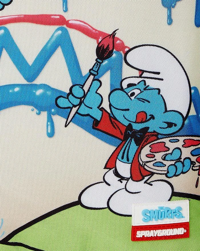SprayGround Painting Smurfs DLXR Backpack 9