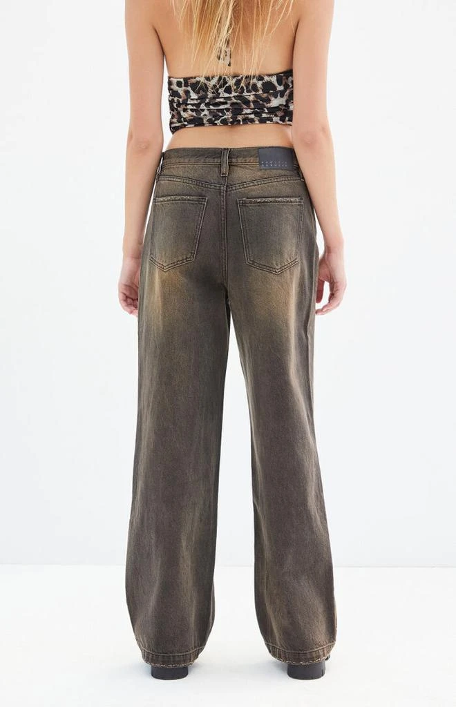 PacSun Cali Brown Tint Baggy Boyfriend Jeans 5