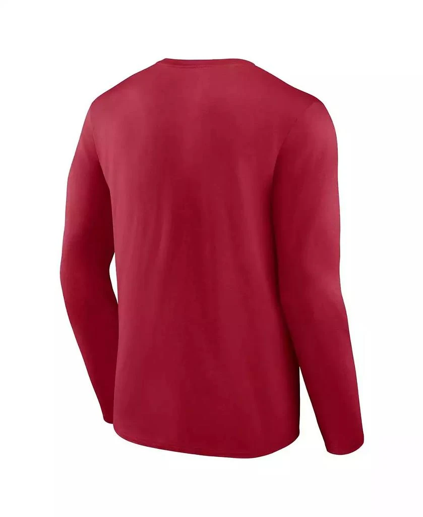 Fanatics Men's Crimson Alabama Crimson Tide Big Tall Vision Long Sleeve T-Shirt 2