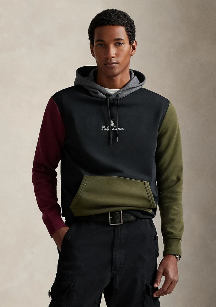 Ralph Lauren Logo Double-Knit Hoodie
