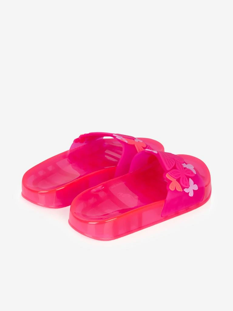 Sophia Webster Girls Butterfly Jelly Sliders in Pink 2