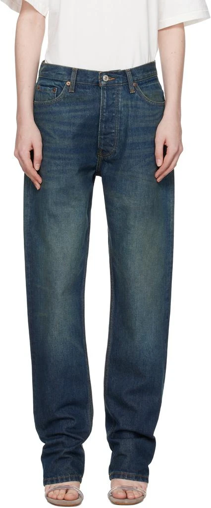 Aya Muse Blue Tapered Jeans 1