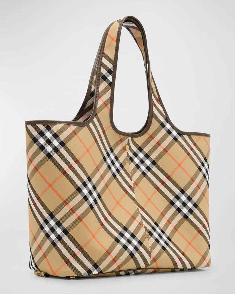 Burberry Medium East-West Check Tote Bag 6