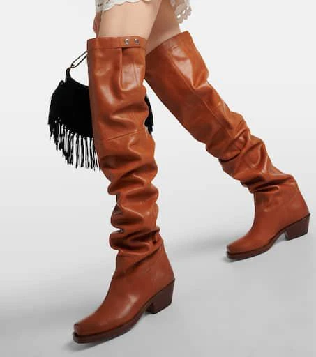Isabel Marant Amati leather over-the-knee boots 4